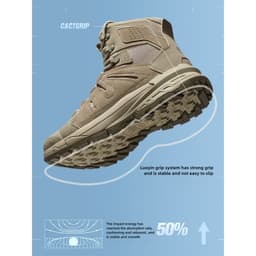 Thumbnail Giày đi bộ đường dài ngoài trời CAMEL CROWN Giày tuyết chống mài mòn và chống trượt cho nam và nữ 4