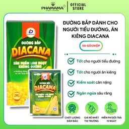 Thumbnail Đường Ăn Kiêng Diacana khuyên dùng cho người tiểu đường, người đang ăn kiêng (hộp 50 gói) 2