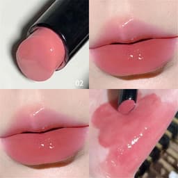 Thumbnail Herorange 6 Color Lipstick Moisturising Mirror Water-light Solid Lip Glaze Non-stick Cup Waterproof Lasting Lip Makeup Cosmetics *GLASS 2