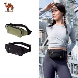 Thumbnail Camel CROWN Chạy Túi Thắt Lưng Lưu Trữ Đa Năng Túi Thể Thao Dây Kéo Túi Chống Thấm Nước 1