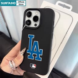 Thumbnail Suntaiho Ốp Lưng iPhone Hàn quốc Đẹp Vỏ Thời Trang Đơn Giản Tiếng Anh L A Họa Tiết Ốp điện thoại Silicon Mềm Cao Cấp Chống Sốc Cho Iphone 16 15 14 13 12 11 Pro Max IP 7 8 Plus Iphon X Xs XR Xs Max Ốp Lưng 2
