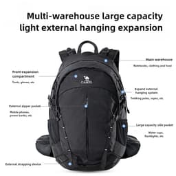 Thumbnail Camel CROWN Ba lô sức chứa lớn nhẹ Túi đi bộ đường dài du lịch ngoài trời 1