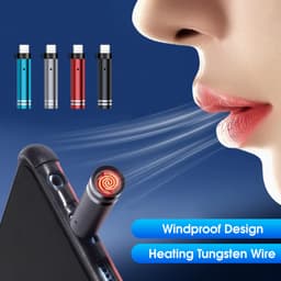 Thumbnail Fonken Mini OTG Type-C Điện Thoại Chống Gió Charing Làm Nóng Adapter Cho Gia Đình Ngoài Trời 1