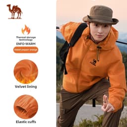 Thumbnail Camel CROWN Áo khoác leo núi chống gió và chống nước ngoài trời 1