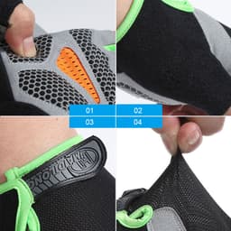 Thumbnail DAYSELECT Găng tay nửa ngón sử dụng đi xe đạp MTB chống trượt / tập thể thao cho nam 4