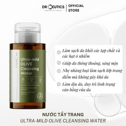 Thumbnail Nước tẩy trang DRCEUTICS Ultra-Mild Olive Cleansing Water làm sạch sâu, không gây khô da 310ml, 500ml 2