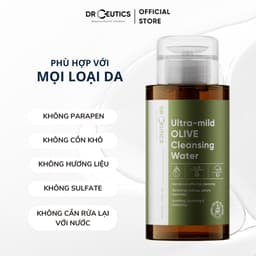 Thumbnail Nước tẩy trang DRCEUTICS Ultra-Mild Olive Cleansing Water làm sạch sâu, không gây khô da 310ml, 500ml 3