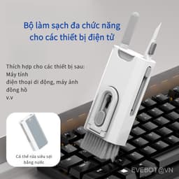 Thumbnail EVEBOT Bộ làm sạch tai nghe điện thoại di động máy tính phù hợp cho một loạt các sản phẩm điện tử 3C 1