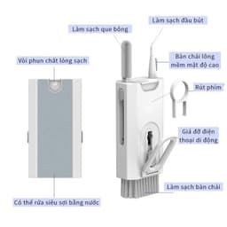 Thumbnail EVEBOT Bộ làm sạch tai nghe điện thoại di động máy tính phù hợp cho một loạt các sản phẩm điện tử 3C 2