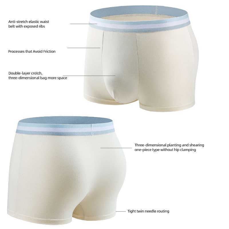 Ảnh Bộ 4 Quần Lót boxer Thời Trang Cho Nam Size l-4xl 4