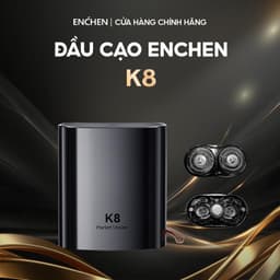 Thumbnail Đầu cạo râu thay thế cho máy cạo râu Enchen K8 (chỉ có đầu cạo, không bao gồm máy cạo râu) 3
