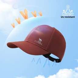 Thumbnail Camel CROWN Mũ Bóng Chày Thể Thao Mũ Chống Nắng Leo Núi Đi Bộ Đường Dài Chống Tia Cực tím Mũ Mỏ Vịt 2