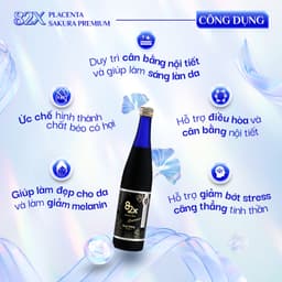 Thumbnail Liệu Trình 2 Chai Nước Uống 82X Gồm Placenta Sakura & Collagen Koharu Làm Đẹp Da 500ml/chai 4
