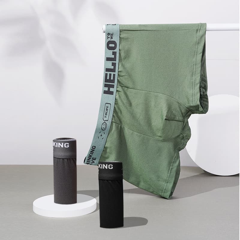 Ảnh Ecmln Quần Lót Boxer Nam Dạng Lồi Chữ u Thoáng Khí plus size 2