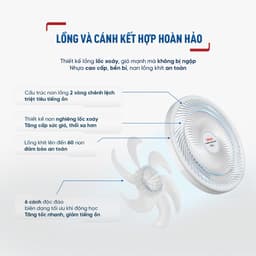 Thumbnail Quạt đứng có điều khiển từ xa Tefal Turbo Silence Plus VH689690 - Gió đối lưu đa chiều 3