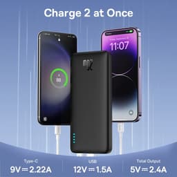 Thumbnail Sạc Dự Phòng Baseus Airpow 20000mAh Sạc Nhanh 20W Với Pin Lithium Polymer Có Hỗ Trợ Làm Mát Cho Điện Thoại 1