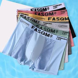 Thumbnail Quần Lót Boxer Nam Dạng Lưới Thoáng Khí Plus Size XL-5XL 1