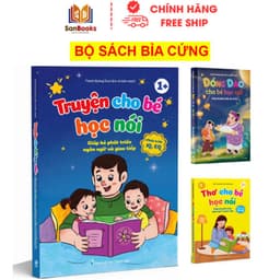 Thumbnail Sách Truyện, Thơ, Đồng dao cho bé từ 1-5 tuổi, Bìa cứng giúp bé học nói và phát triển ngôn từ, IQ, EQ , Sanbooks 1