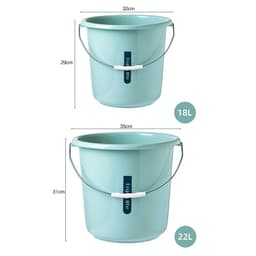 Thumbnail Bộ 3 xô đựng nước JUJIAJIA cỡ lớn cho gia đình 2