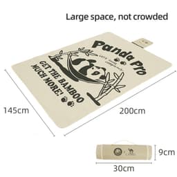 Thumbnail Thảm dã ngoại ngoài trời họa tiết gấu trúc CAMEL CROWN, Thảm chống ẩm di động 145cm * 200cm 1