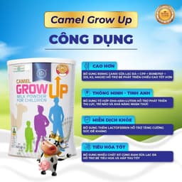 Thumbnail Sữa Hỗ Trợ Tăng Chiều Cao Cho Bé ROYAL AUSNZ Camel Grow Up Milk Powder Cho Trẻ Từ 3 Tuổi hộp 900g 4