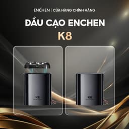 Thumbnail Đầu cạo râu thay thế cho máy cạo râu Enchen K8 (chỉ có đầu cạo, không bao gồm máy cạo râu) 2