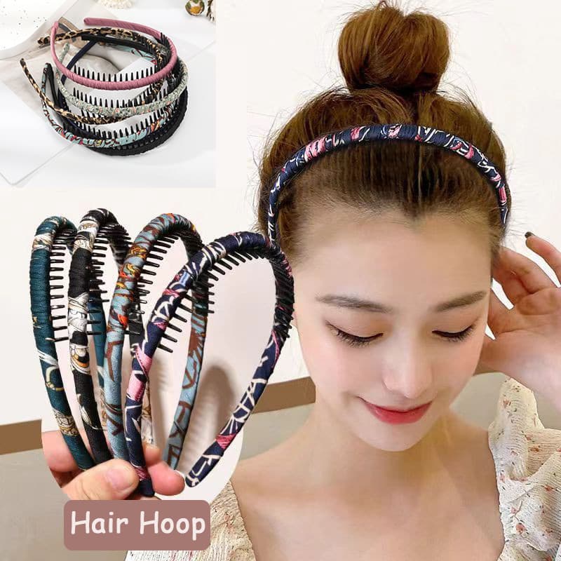 Ảnh Băng Đô Cài Tóc Có Răng Cưa Chống Trượt Phong Cách Hàn Quốc Cho Nữ 1