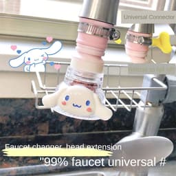 Thumbnail Aubess [Mua 1 Tặng 10] Bộ mở rộng vòi chống bắn nước - Lưỡi xoay 360° & Bộ lọc khoáng chất, Thiết kế khóa nhanh để sử dụng nhiều kiểu 2
