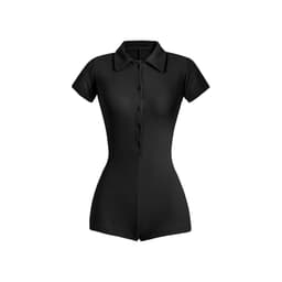 Thumbnail Bestie Buttons Front Playsuit - Jumpsuit thun tay ngắn nút gài trước ngực 1