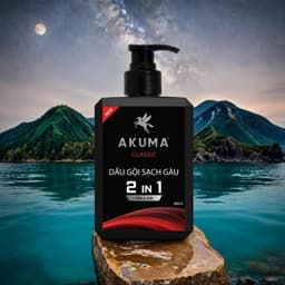 Thumbnail Dầu Gội Sạch Gàu AKUMA CLASSIC 380ml - Tắm & Gội 2 Trong 1 - Hương Nước Hoa Nam Tính 3