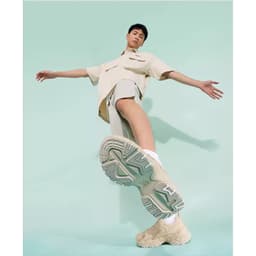 Thumbnail Giày thể thao CAMEL CROWN dành cho nam và nữ, giày thường thoáng khí, giày bố đế dày nâng cao 3