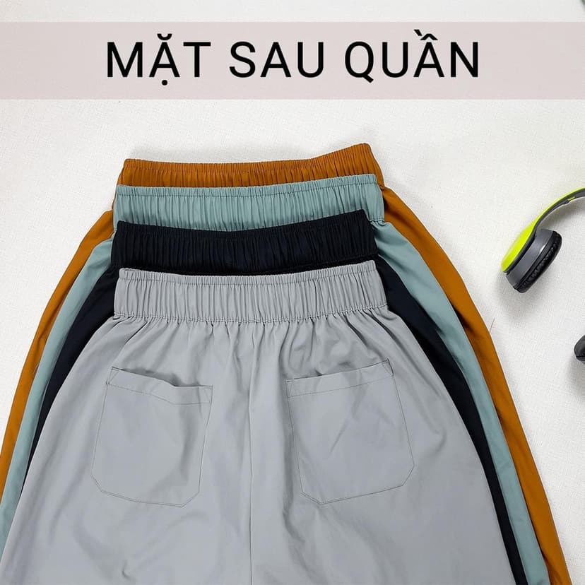 Ảnh Quần jogger gió mát lạnh GN88 thiết kế xếp ly cá tính có giây điểu chỉnh ông quần by Gladimax 2
