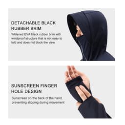 Thumbnail CAMEL CROWN Chống Tia Cực Tím Ánh Sáng Ban Đầu Sợi Chống Nắng Quần Áo Màu Va Chạm Áo Khoác Nam Nữ Cặp Đôi 4