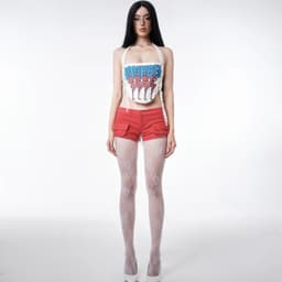 Thumbnail BanhBeo Graphic Side Lace Up Corset - Corset BANHBEO in hình Graphic TATICHU 2
