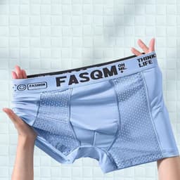 Thumbnail Quần Lót Boxer Nam Dạng Lưới Thoáng Khí Plus Size XL-5XL 3