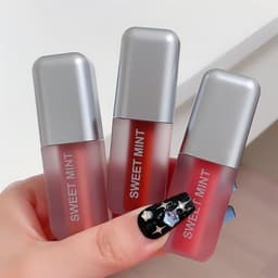 Thumbnail BẠC HÀ NGỌT NGÀO Mờ Sô Cô La Son Bóng Lip Glaze Kem Son Môi Lỏng Trang Điểm Làm Đẹp Không Dính Cốc Chống Thấm Nước Dành Cho Phụ Nữ Mỹ   * KÍNH 3