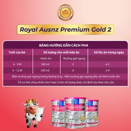 Thumbnail Combo 2 Sữa Hoàng Gia Úc ROYAL AUSNZ Premium Gold 2 Hộp 900g 2