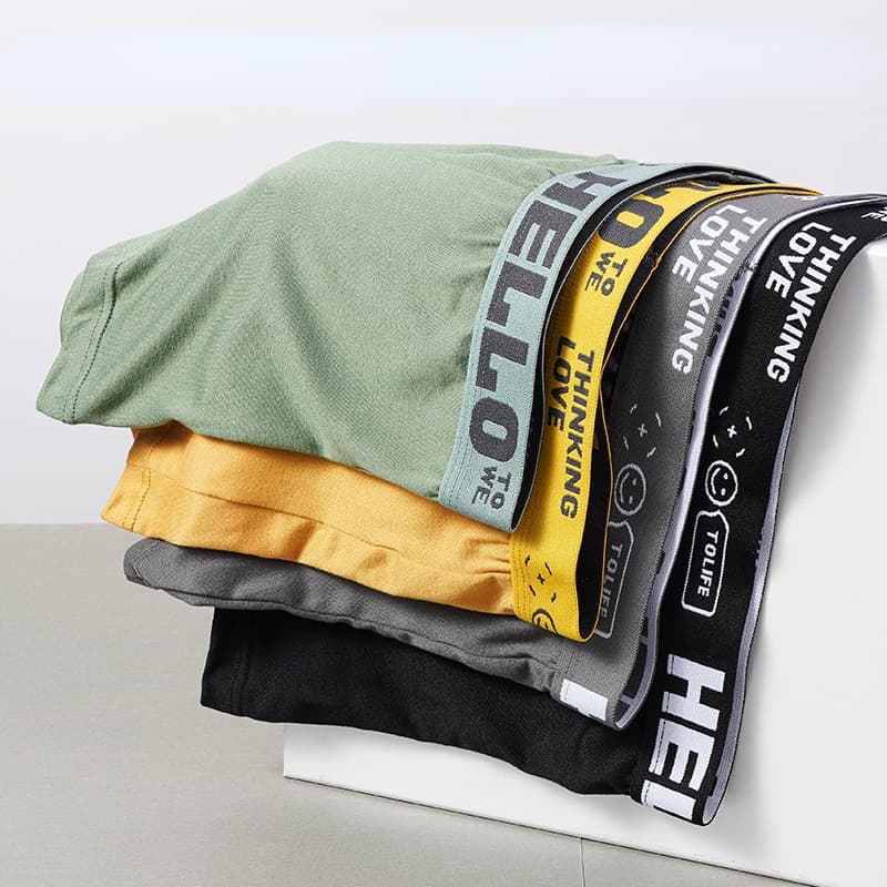 Ảnh Ecmln Quần Lót Boxer Nam Dạng Lồi Chữ u Thoáng Khí plus size 4