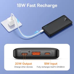 Thumbnail Sạc Dự Phòng Baseus Airpow 20000mAh Sạc Nhanh 20W Với Pin Lithium Polymer Có Hỗ Trợ Làm Mát Cho Điện Thoại 2