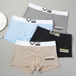 Thumbnail Ecmln Quần Lót boxer Thể Thao Vải cotton Lụa Lạnh Thiết Kế Hiện Đại Cho Nam 2