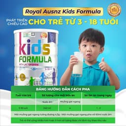 Thumbnail COMBO 2 Sữa Hoàng Gia Úc ROYAL AUSNZ Kids Formula Cho Trẻ 3 - 18 Tuổi (Hộp 900g) 2