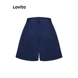 Thumbnail Lovito Quần short túi sọc thanh lịch dành cho nữ L105MD634 3