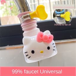 Thumbnail Aubess [Mua 1 Tặng 10] Bộ mở rộng vòi chống bắn nước - Lưỡi xoay 360° & Bộ lọc khoáng chất, Thiết kế khóa nhanh để sử dụng nhiều kiểu 3