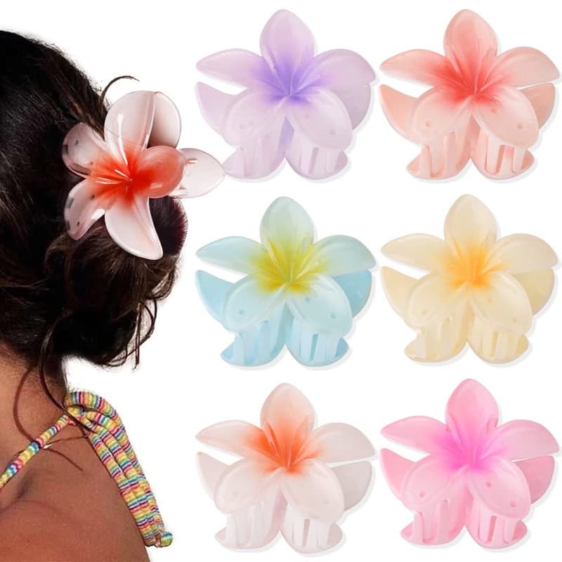 Ảnh Aijolen Kẹp Tóc Hình Hoa bauhinia 7 Màu Thời Trang Cho Nữ 2