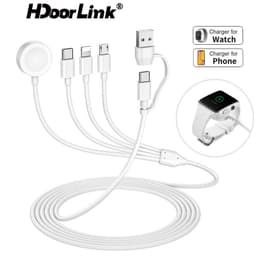 Thumbnail Dây cáp sạc HDOORLINK từ tính 6 trong 1 thích hợp cho i-watch series 8 / 7 / 6 / se / 5 / 4 / 3 / 2 / 1 1