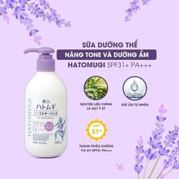Thumbnail Sữa Dưỡng Thể Trắng Da, Chống Nắng Hạt Ý Dĩ Reihaku Hatomugi (Đủ bộ) nội địa Nhật - Bahachiha 2