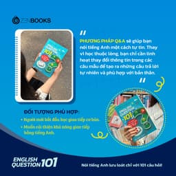 Thumbnail Sách - ENGLISH QUESTION 101: Lộ Trình Học Giao Tiếp Qua Q&A - Zenbooks 4