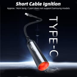 Thumbnail Hdoorlink Loại C Sưởi Ấm Cáp Sưởi USB Cho Điện Thoại Di Động Máy Tính Bảng Ngoài Trời Lửa Di Động Chống Gió Đặc Biệt Adapter 3