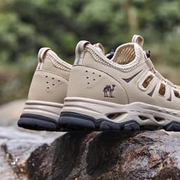 Thumbnail Giày Nam CAMEL CROWN Giày Đi Bộ Đường Dài Ngoài Trời Giày Đi Biển Thoáng Khí Đóng Mũi Creek Dép 3