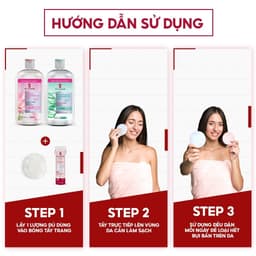 Thumbnail Nước tẩy trang YA SAMAYA 3in1 Micellar Water làm sạch, giữ ẩm và dưỡng mềm da dành cho mọi loại da 600ml 3
